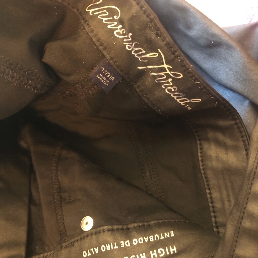 Faux Leather Pants Universal Thread - image 7